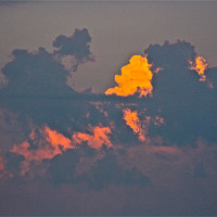Buy canvas prints of Sun Kissed Clouds by Irina Walker