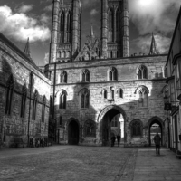 Buy canvas prints of  Lincoln Cathedral by Steven Shea
