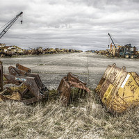 Buy canvas prints of Where machines go to die by Steven Shea