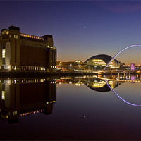 Buy canvas prints of Twilight Tynescape by Paul Appleby