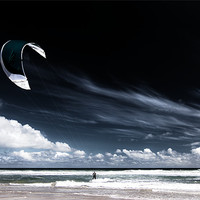 Buy canvas prints of Kite Surfer by Paul Appleby