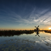 Buy canvas prints of Lone Windmill by Paul Appleby