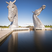 Buy canvas prints of  The Kelpies at the Helix, Falkirk 4 by Paul Appleby