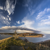 Buy canvas prints of  Alnmouth Halo by Paul Appleby