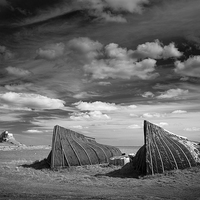 Buy canvas prints of  Iconic Lindisfarne, Northumberland by Paul Appleby