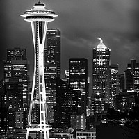 Buy canvas prints of Seattle Space Needle by Paul Appleby