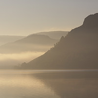 Buy canvas prints of Ulswater Moring Glow by Paul Appleby