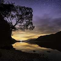 Buy canvas prints of Ullswater at Night by Paul Appleby