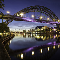 Buy canvas prints of Dawn Over the Tyne by Paul Appleby