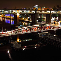 Buy canvas prints of Newcastle Swing Bridge by Paul Appleby