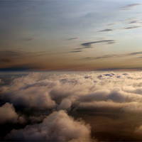 Buy canvas prints of Above The Clouds Aerial by Ben Gordon