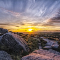 Buy canvas prints of The Derbyshire Peaks by Libby Hall