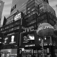 Buy canvas prints of Time Square with NY Cab by Thomas Stroehle