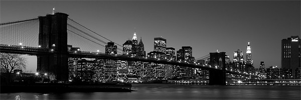 Brooklyn Bridge Acrylic by Thomas Stroehle