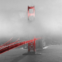 Buy canvas prints of Golden Gate Bridge by Thomas Stroehle