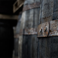 Buy canvas prints of in a whiskey distillery by Thomas Stroehle