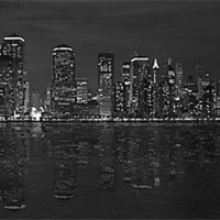 Buy canvas prints of NY in black & white by Thomas Stroehle