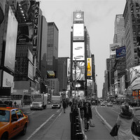 Buy canvas prints of Time Square New York by Thomas Stroehle