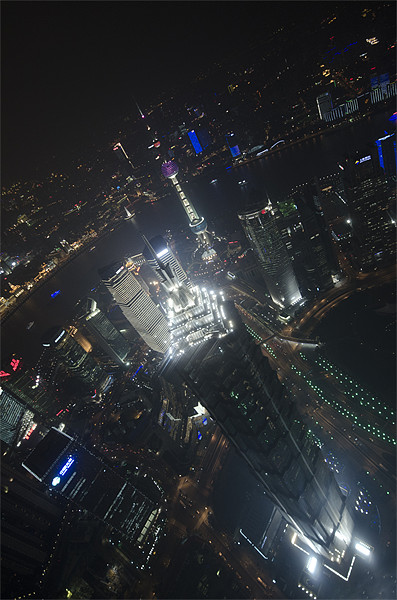 Shanghai at night Picture Board by Jamie Stokes