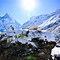 Buy canvas prints of Himalayan Serenity by kshitiz rajkarnikar