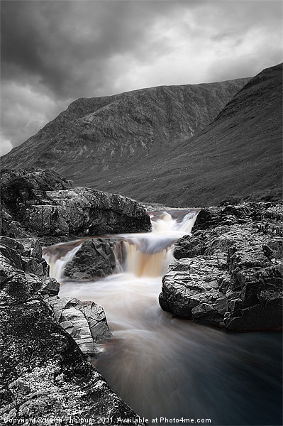 River Etive Selective Picture Board by Keith Thorburn EFIAP/b