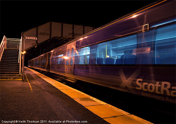 Night Train to Edinburgh Picture Board by Keith Thorburn EFIAP/b