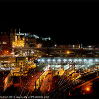 Buy canvas prints of Waverly Station and Edinburgh by Keith Thorburn EFIAP/b