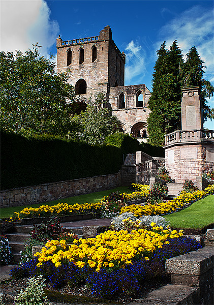 Jedburgh Abbey Picture Board by Keith Thorburn EFIAP/b