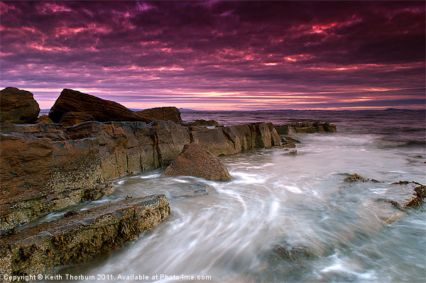Coastal Sunrise Picture Board by Keith Thorburn EFIAP/b