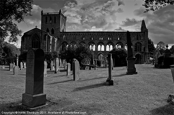 Jedburgh Abbey Picture Board by Keith Thorburn EFIAP/b