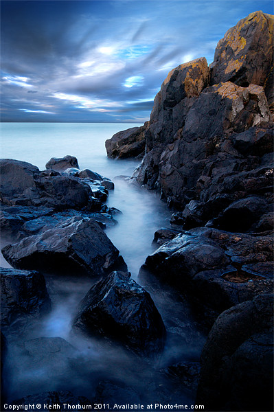 Rocks at North Berwick Picture Board by Keith Thorburn EFIAP/b