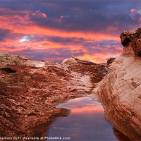 Buy canvas prints of Red Rock Sunset by Keith Thorburn EFIAP/b