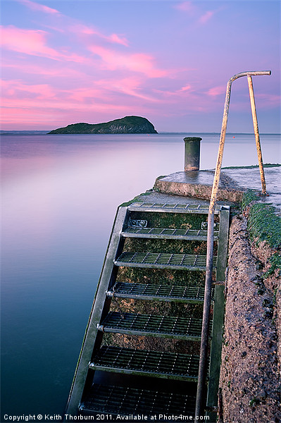 The Harbour Steps Picture Board by Keith Thorburn EFIAP/b