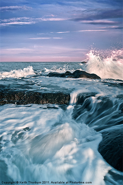 Dunbar Sea Waves Picture Board by Keith Thorburn EFIAP/b