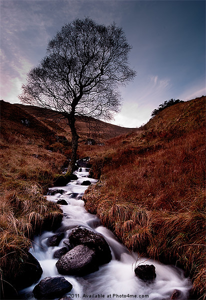 River at Glenshee Picture Board by Keith Thorburn EFIAP/b