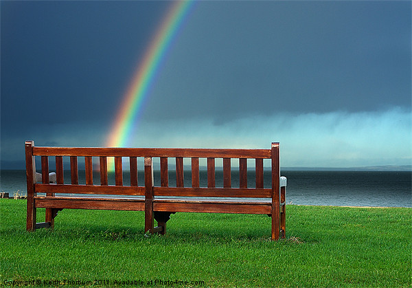 Rainbow Chair Picture Board by Keith Thorburn EFIAP/b