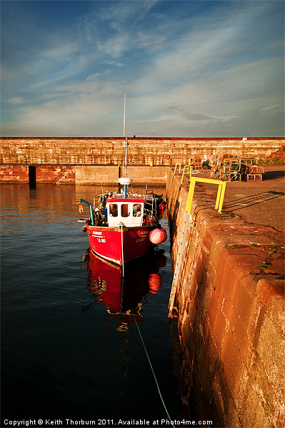 Dunbar Harbour Picture Board by Keith Thorburn EFIAP/b