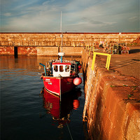 Buy canvas prints of Dunbar Harbour by Keith Thorburn EFIAP/b