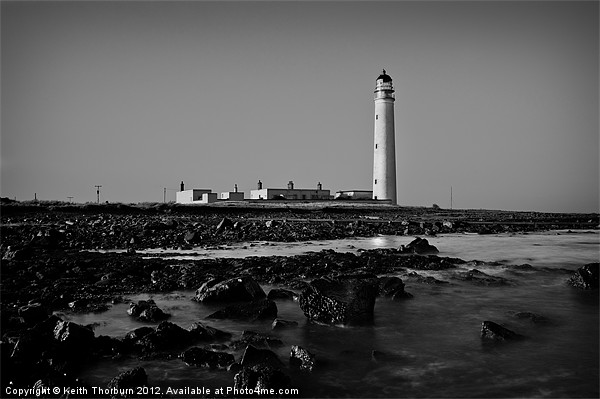 Barns Ness Lighthouse. Picture Board by Keith Thorburn EFIAP/b