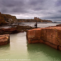 Buy canvas prints of View of Tantallon Castle by Keith Thorburn EFIAP/b