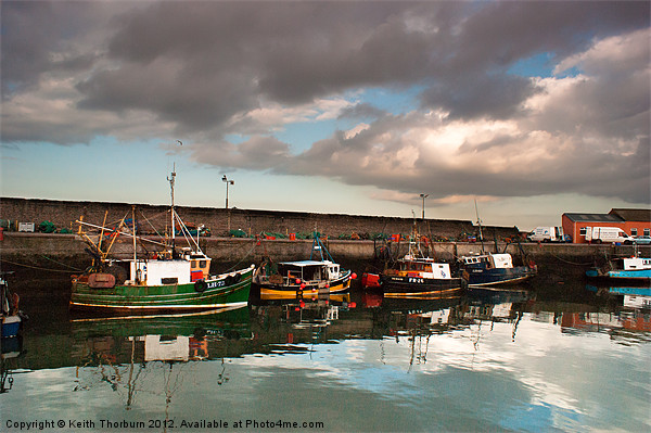 Port Seton Harbour Picture Board by Keith Thorburn EFIAP/b