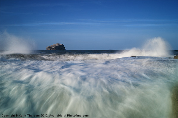 Bass Rock from Tantallon Beach Picture Board by Keith Thorburn EFIAP/b