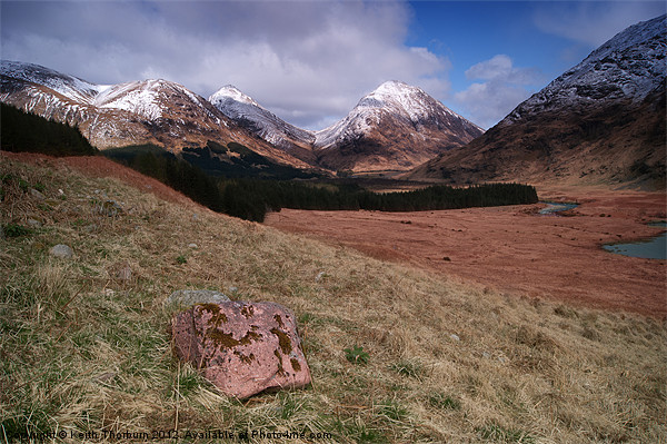 The Glen of Etive Picture Board by Keith Thorburn EFIAP/b