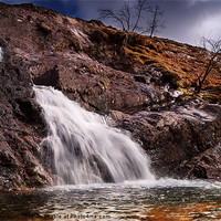 Buy canvas prints of Falls at Glencoe by Keith Thorburn EFIAP/b