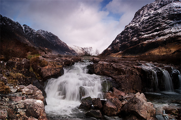 Falls at the Glencoe Picture Board by Keith Thorburn EFIAP/b