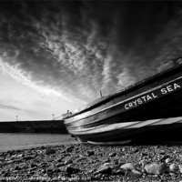 Buy canvas prints of Crystal Sea Boat by Keith Thorburn EFIAP/b