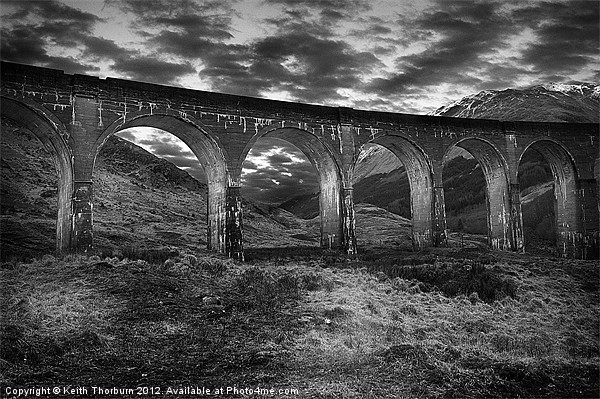 Glenfinnan Viaduct Picture Board by Keith Thorburn EFIAP/b