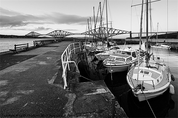 South Queensferry Harboru Picture Board by Keith Thorburn EFIAP/b