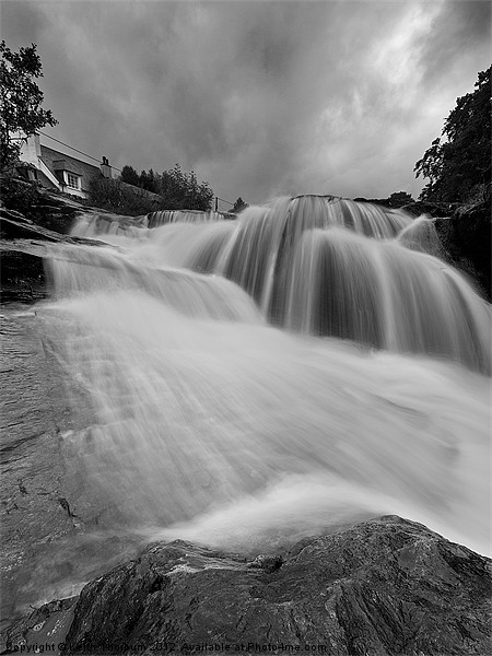Falls of Douchart Picture Board by Keith Thorburn EFIAP/b