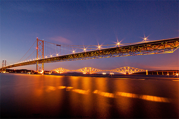 Forth Bridges Picture Board by Keith Thorburn EFIAP/b